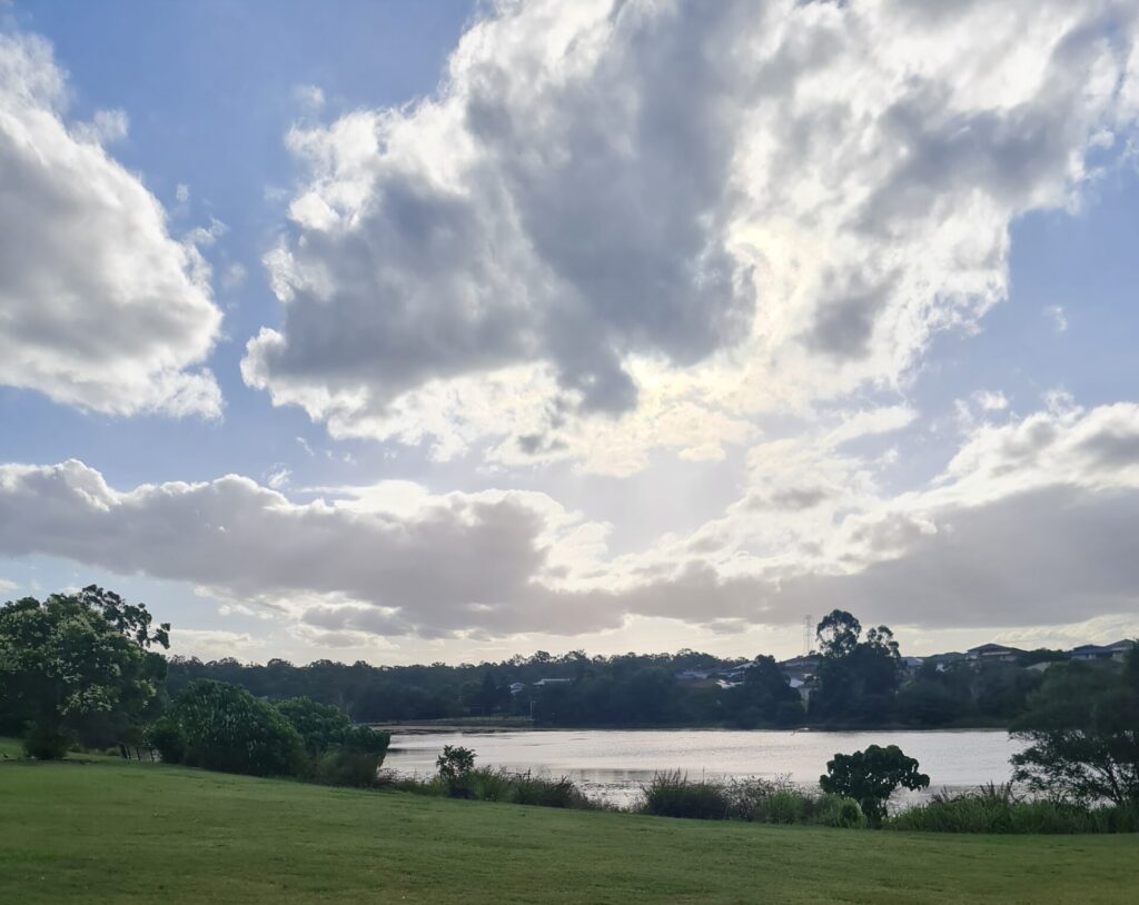 Peaceful lake and walking area in Warner used for local dog walks